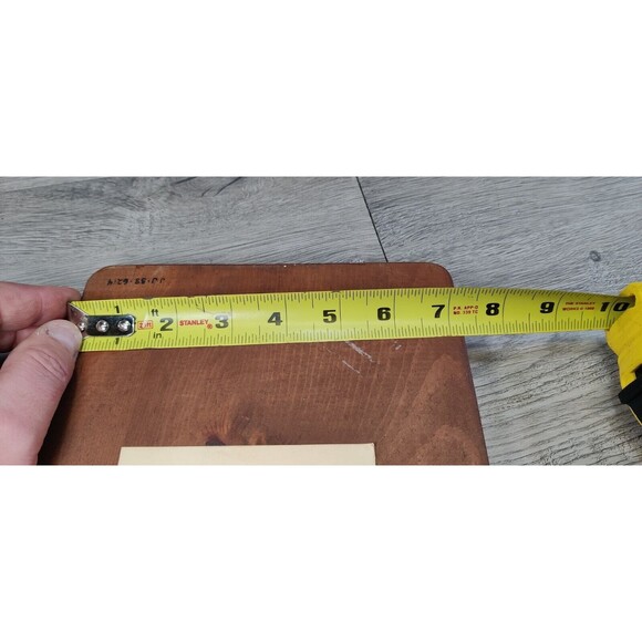 Hand Painted 7x10 Wooden Baby Owl In A Tree With Bible Verse Hanging Vintage Art - Picture 7 of 7